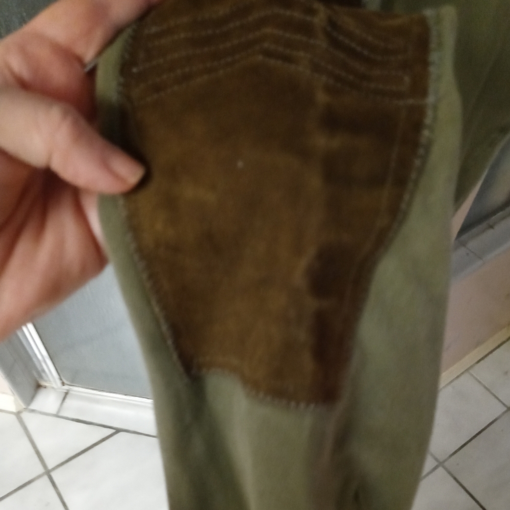 Vintage MJ Knoud NYC Riding Breeches 30L Olive Green - Picture 4 of 8